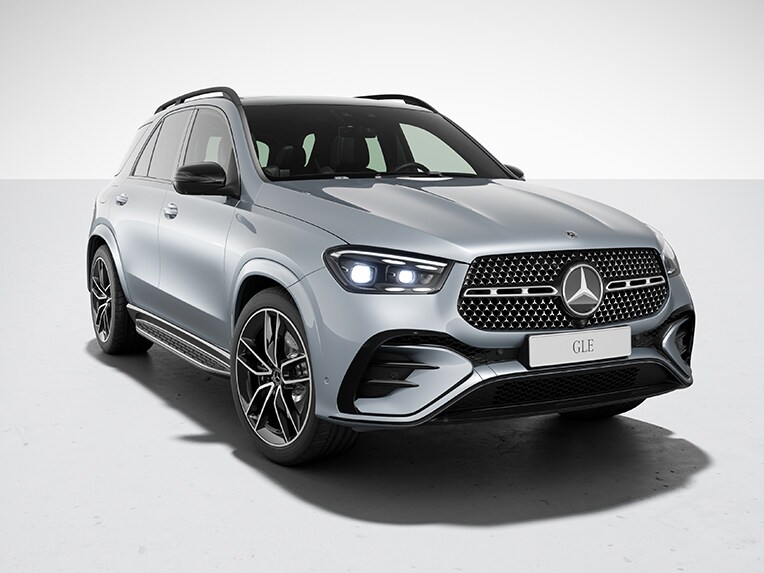 Exteriorul modelului Mercedes-Benz GLE SUV cu pachet Night.
