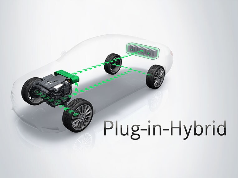 Modele Plug-in Hybrid de la Mercedes-Benz.
