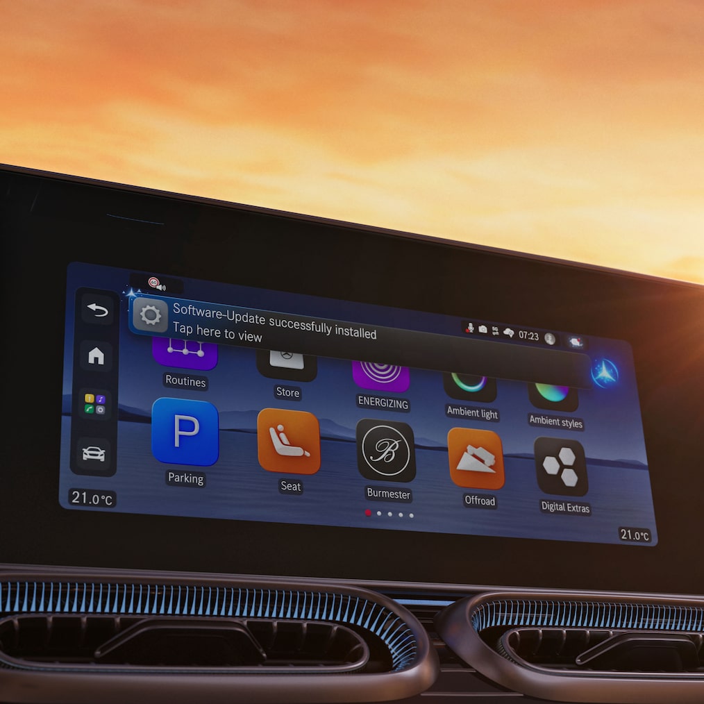 Mercedes-Benz Operating System (MB.OS) din noul GLE de la Mercedes-Benz.