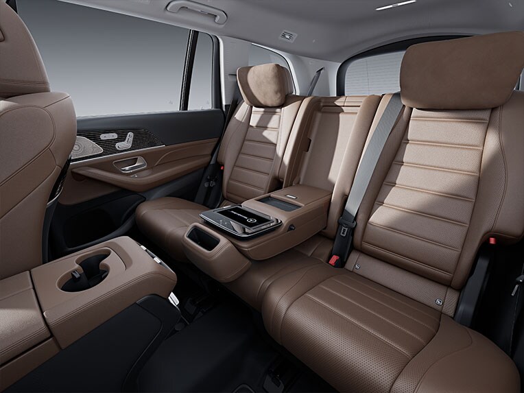 Pachetul confort plus spate pentru noul model GLS de la Mercedes-Benz.