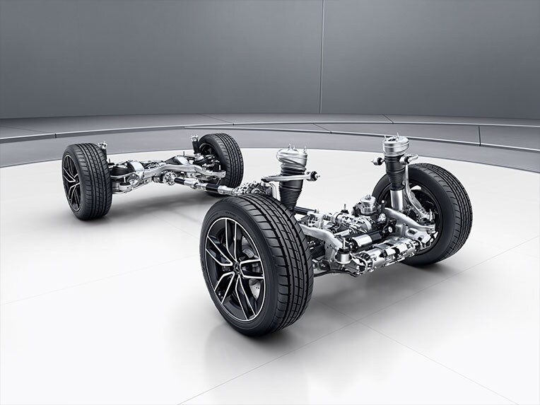 AIRMATIC în noul model GLS de la Mercedes-Benz.