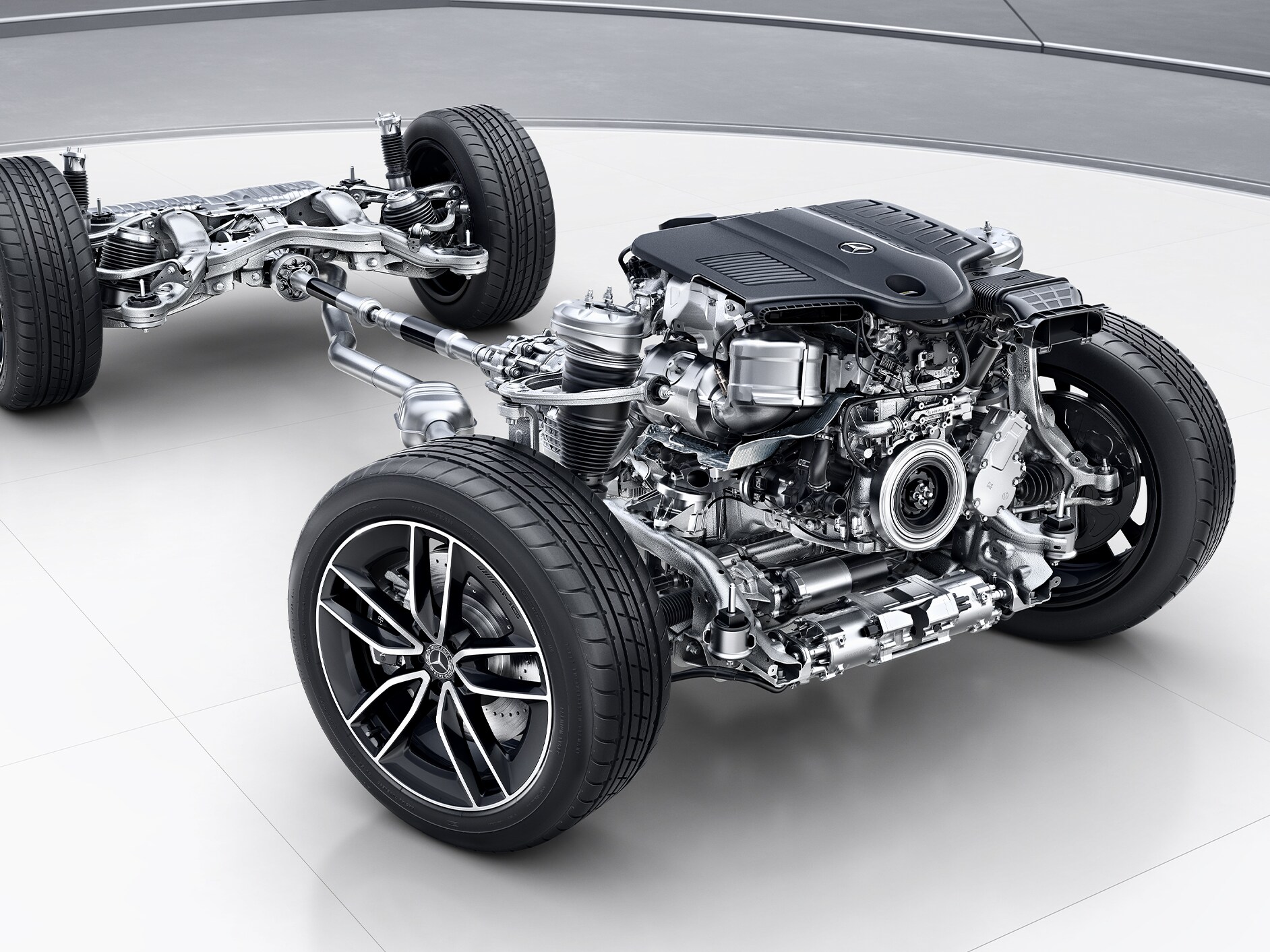 E- ACTIVE BODY CONTROL din noul model GLS de la Mercedes-Benz.