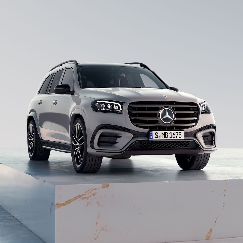 E- ACTIVE BODY CONTROL în modelul GLS de la Mercedes-Benz.