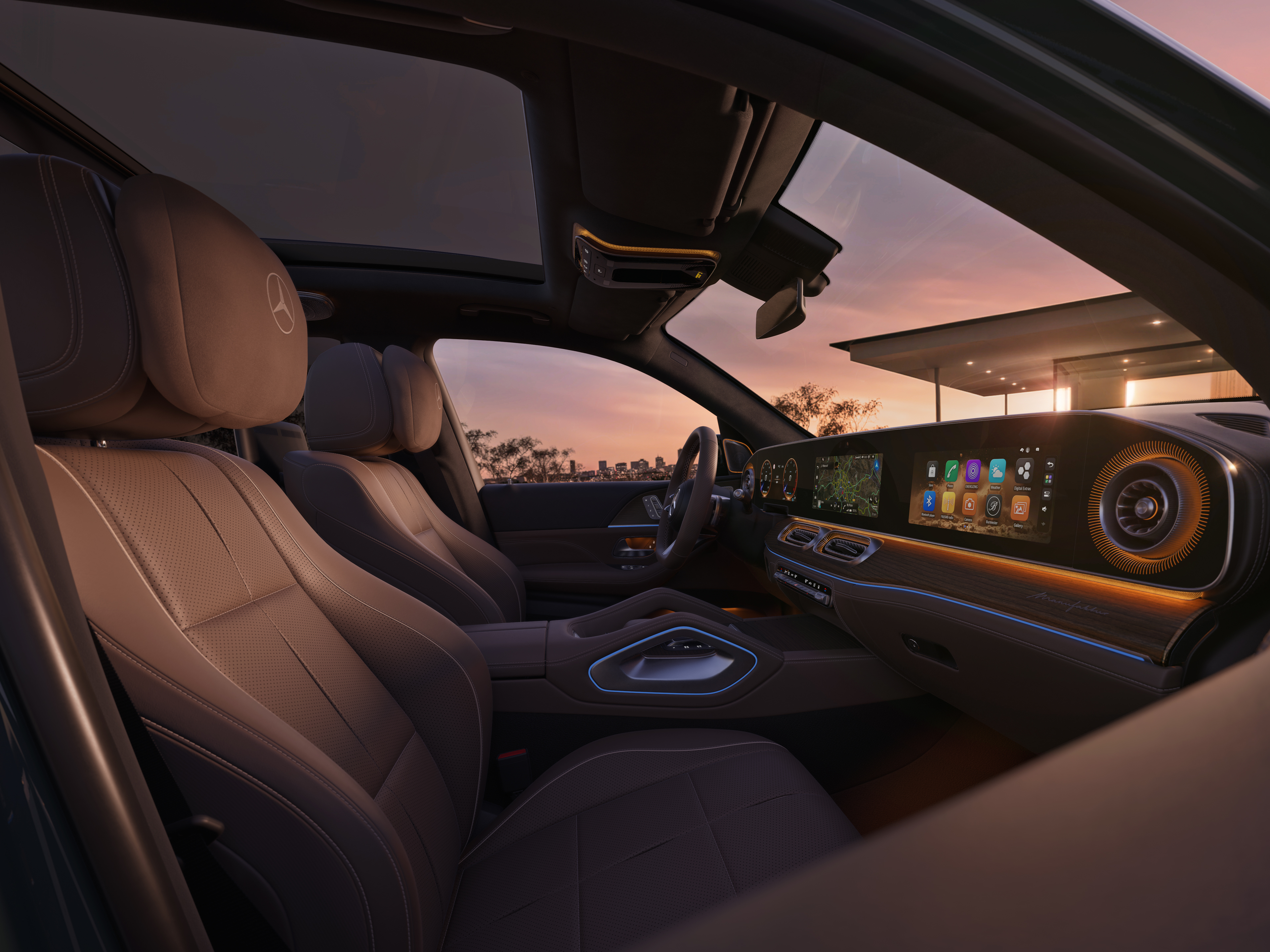 Interior | Noul GLS | Mercedes-Benz Interiorul noului GLS de la Mercedes-Benz.