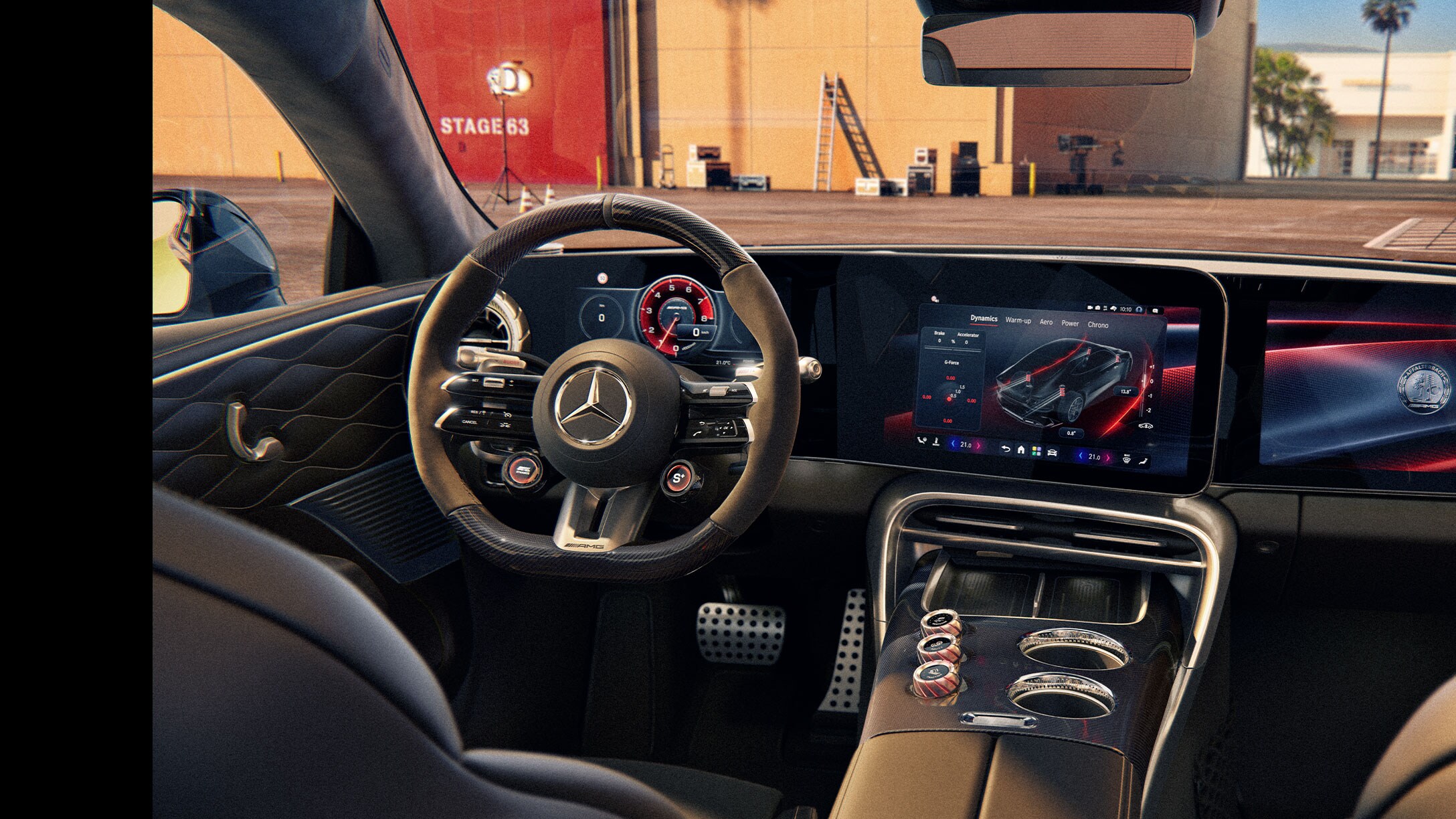 Cockpitul Mercedes-AMG.