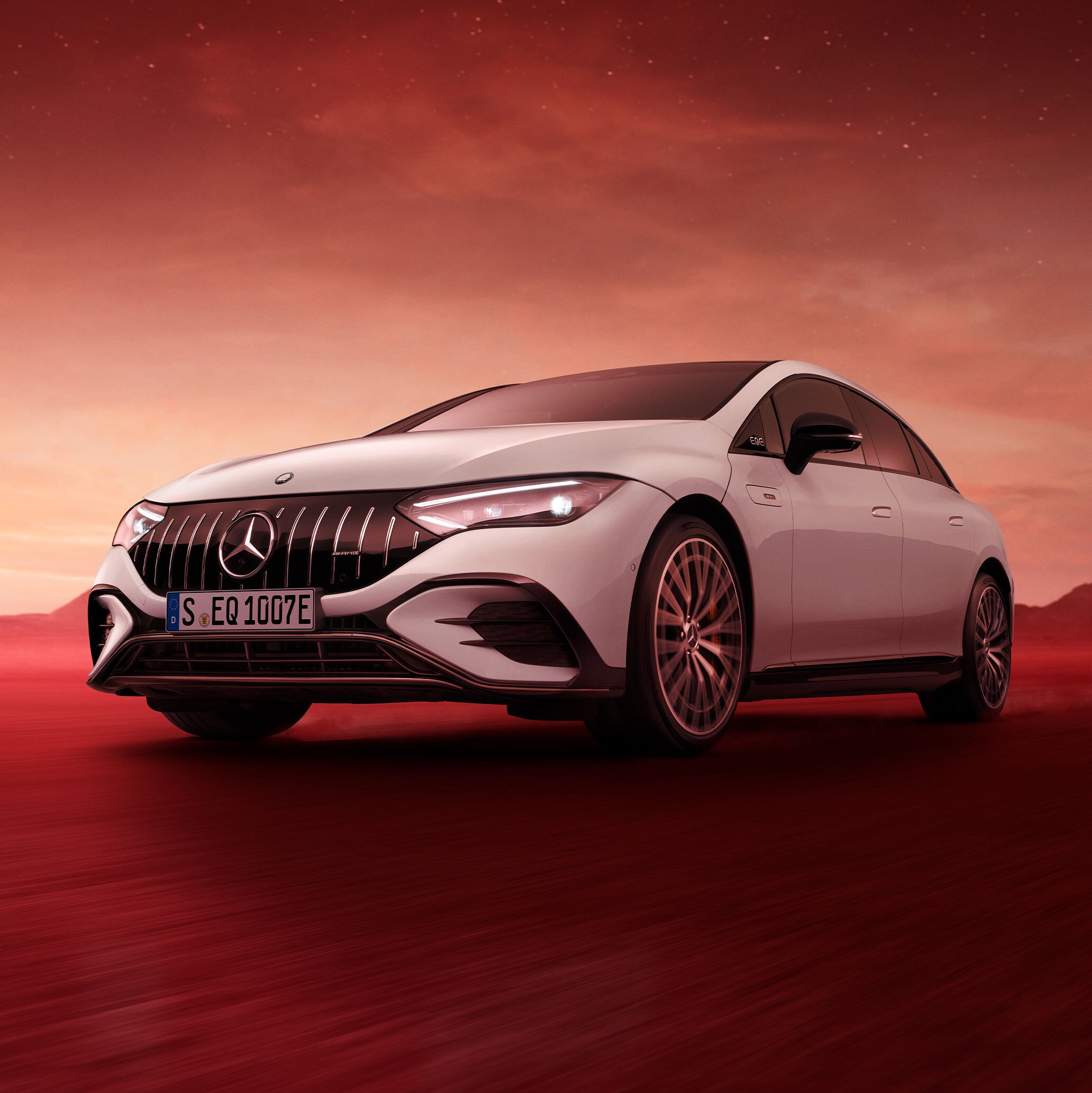 Modelul EQE al Mercedes-AMG.