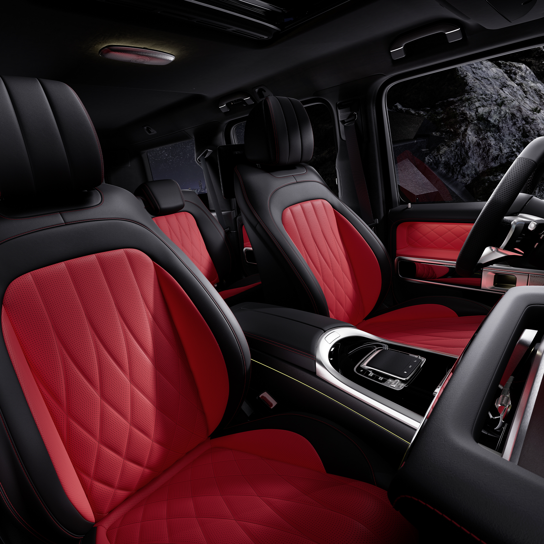 Interior | Zona mărcii Clasa G | Mercedes-Benz Interiorul modelului Mercedes-Benz Clasa G.