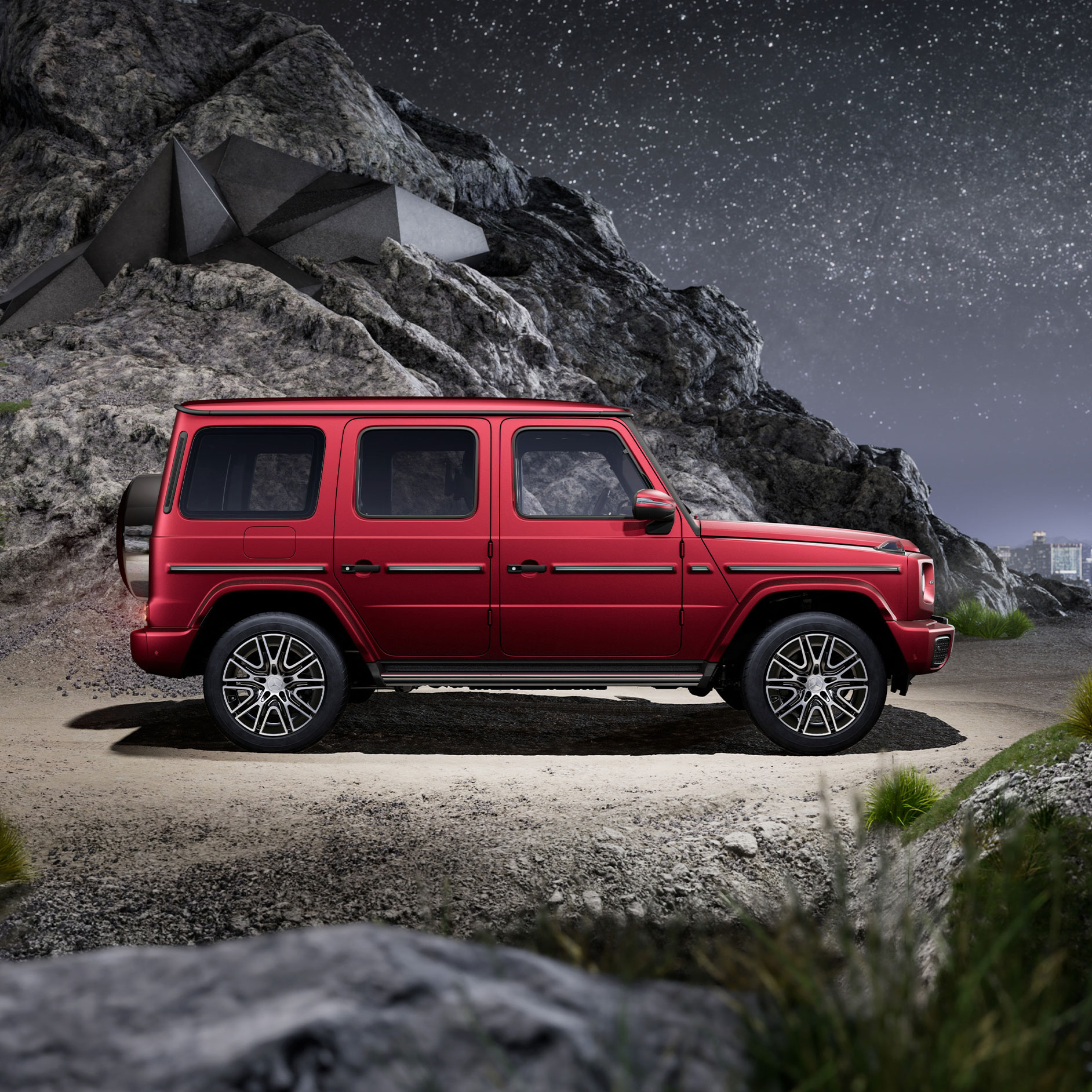 Exterior | Zona mărcii Clasa G | Mercedes-Benz Exteriorul modelului Mercedes-Benz Clasa G.