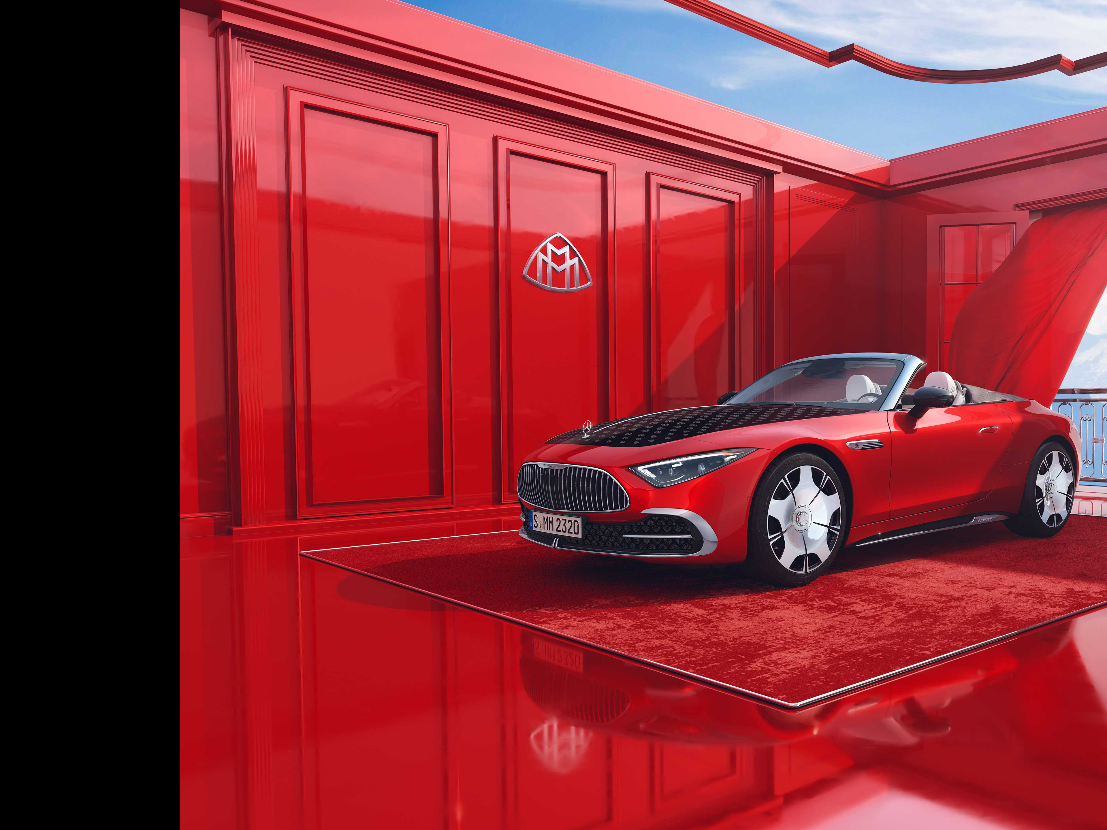 SL 680 | Marcă emblematică | Mercedes-Maybach Perspectivă laterală a modelului Mercedes-Maybach SL 680.