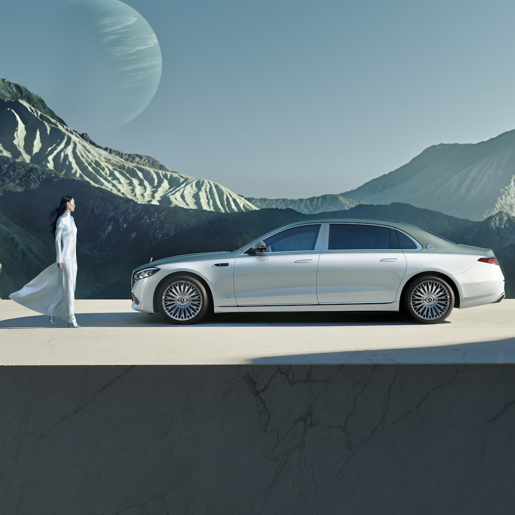 Vopseaua Mercedes-Maybach în două culori.