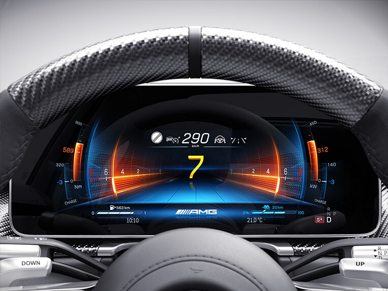 Exteriorul modelului Mercedes-AMG S 63 E PERFORMANCE Limuzină.