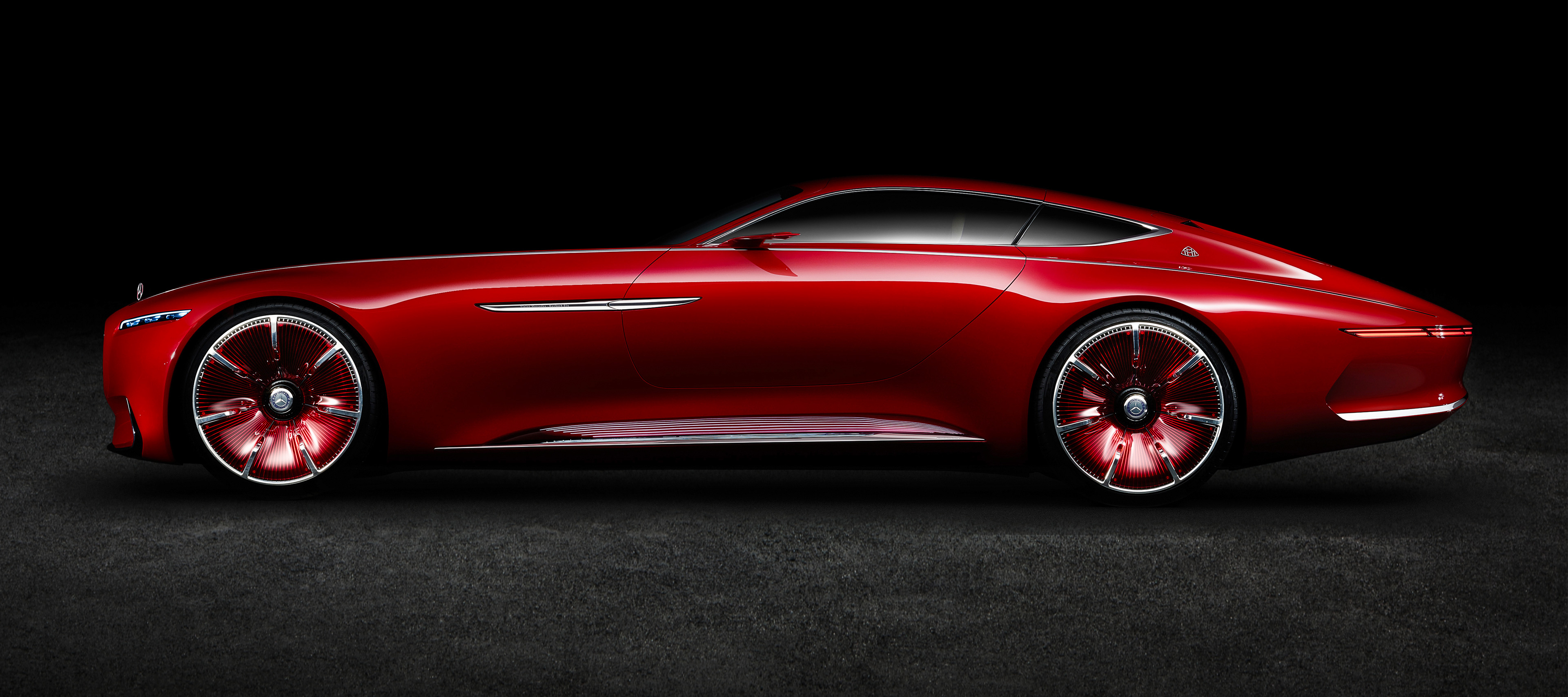 Vision | Mercedes-Maybach 6 | Mercedes-Benz Vedere laterală a modelului Vision Mercedes-Maybach 6