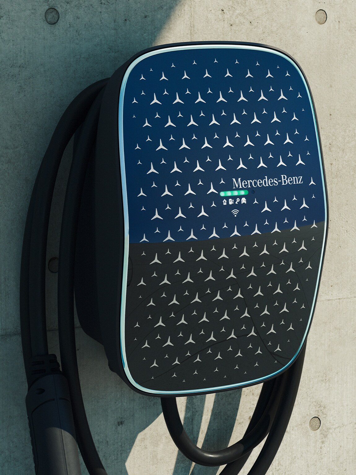 Noua stație Mercedes-Benz Wallbox.