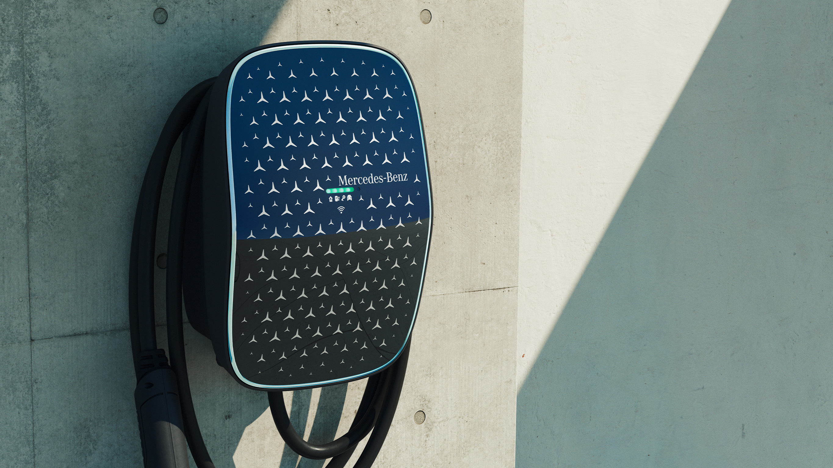 Achiziționarea stației Mercedes-Benz Wallbox | Încărcarea autovehiculului Mercedes acasă | Mercedes-EQ Noua stație Mercedes-Benz Wallbox.