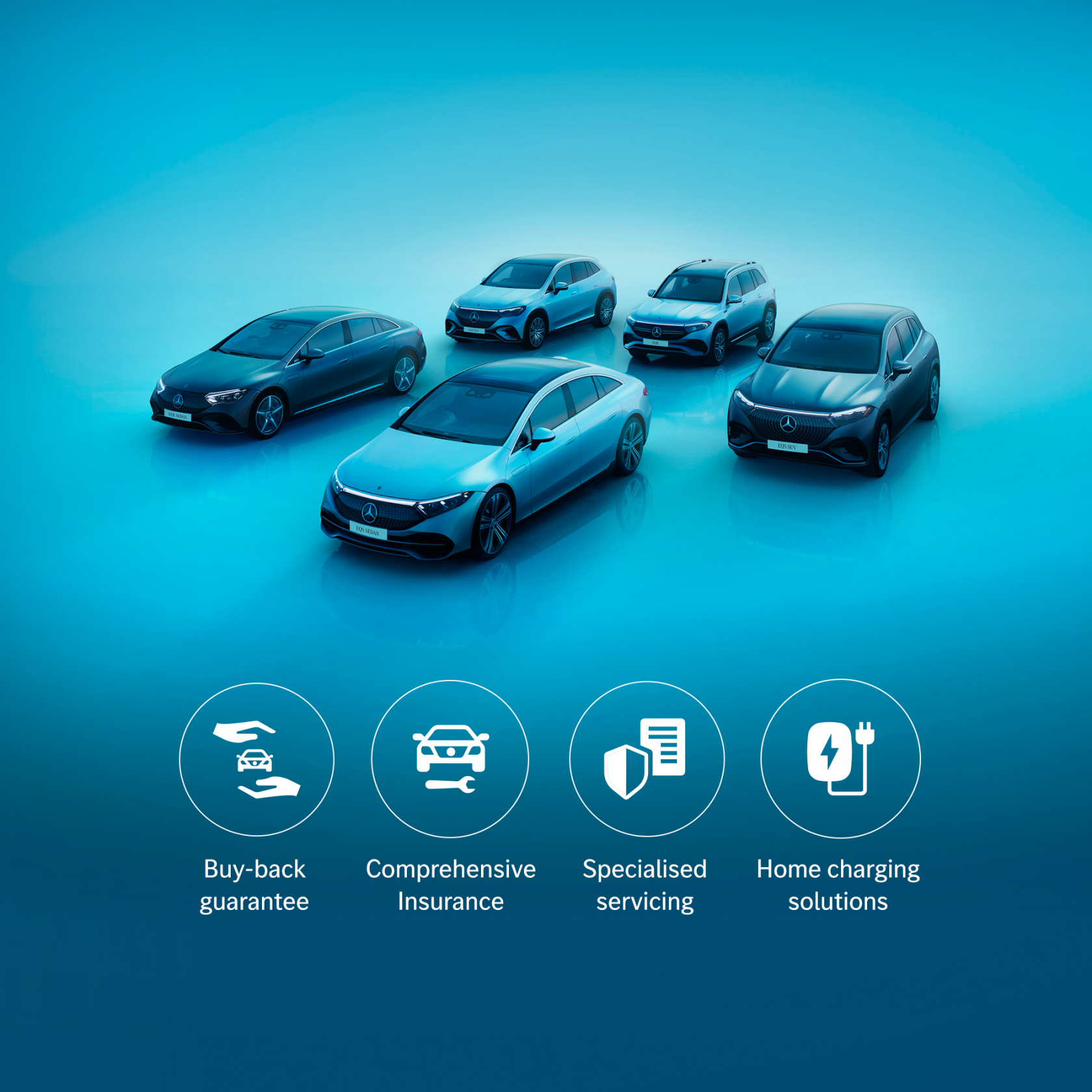 Condu electric Imagine care prezintă o gamă de autovehicule electrice Mercedes-Benz și avantajele conducerii electrice