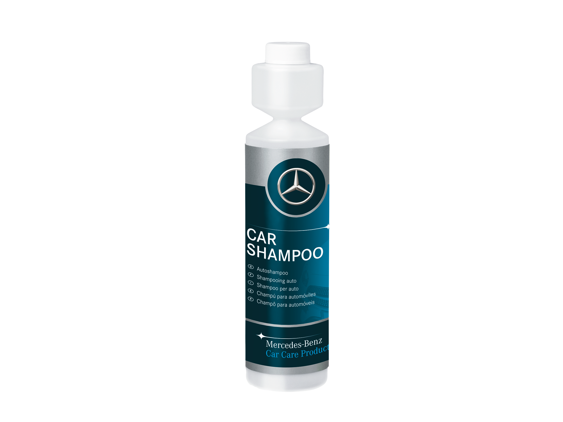 Șamponul auto pentru autovehicule de la Mercedes-Benz.