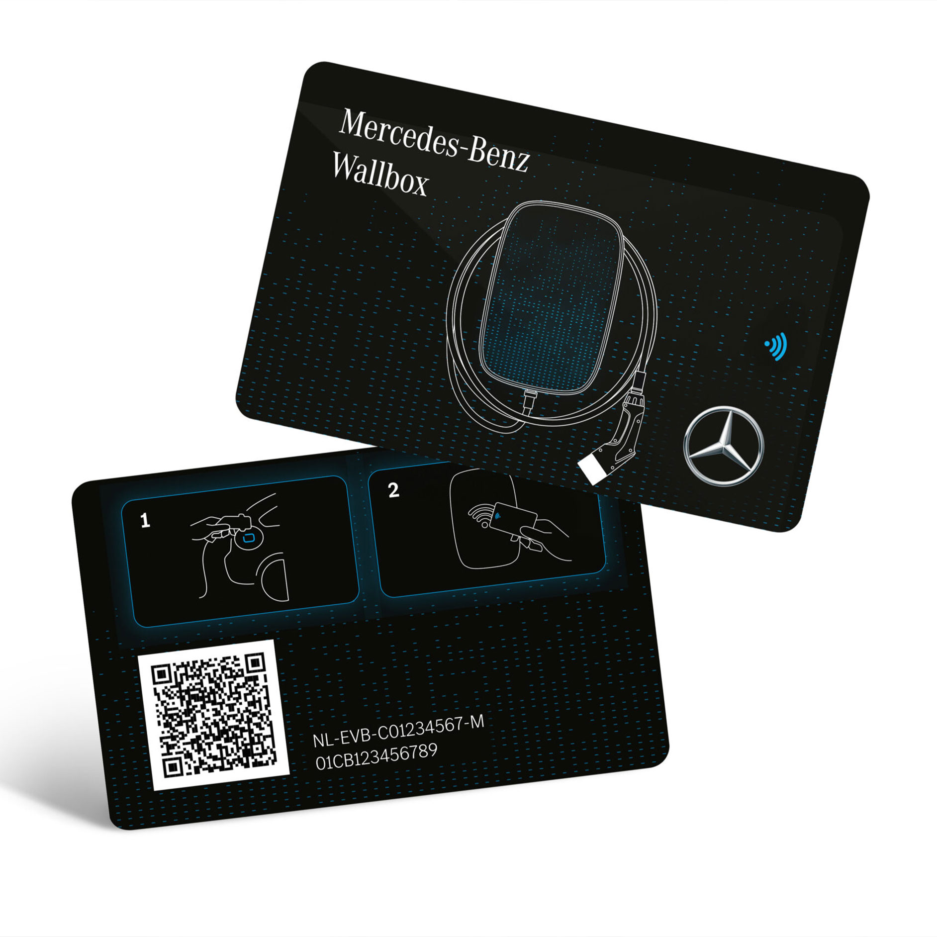 RFID | Încărcare | Mercedes-Benz Cardul RFID Mercedes-Benz cu ambalajul aferent.