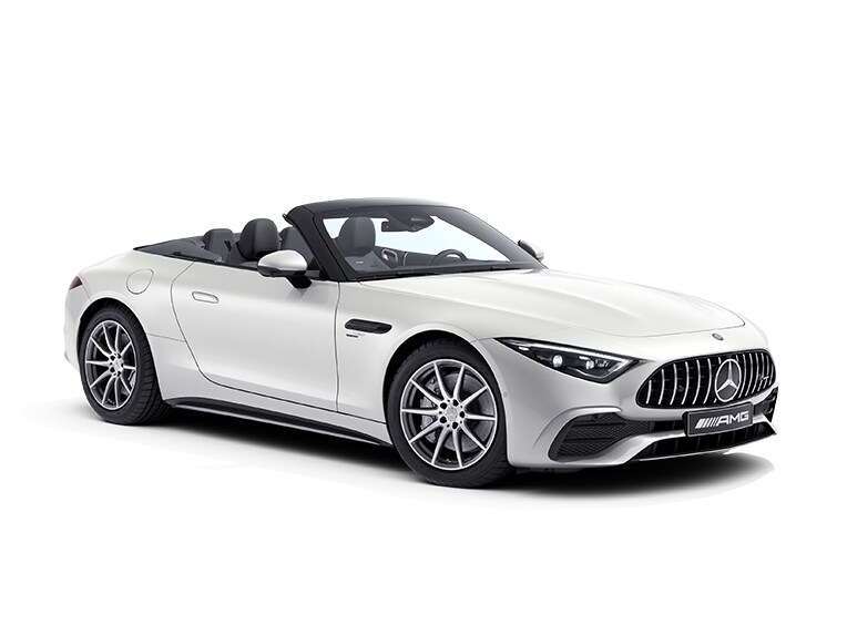 O reprezentare a modelului Mercedes-AMG SL Roadster.