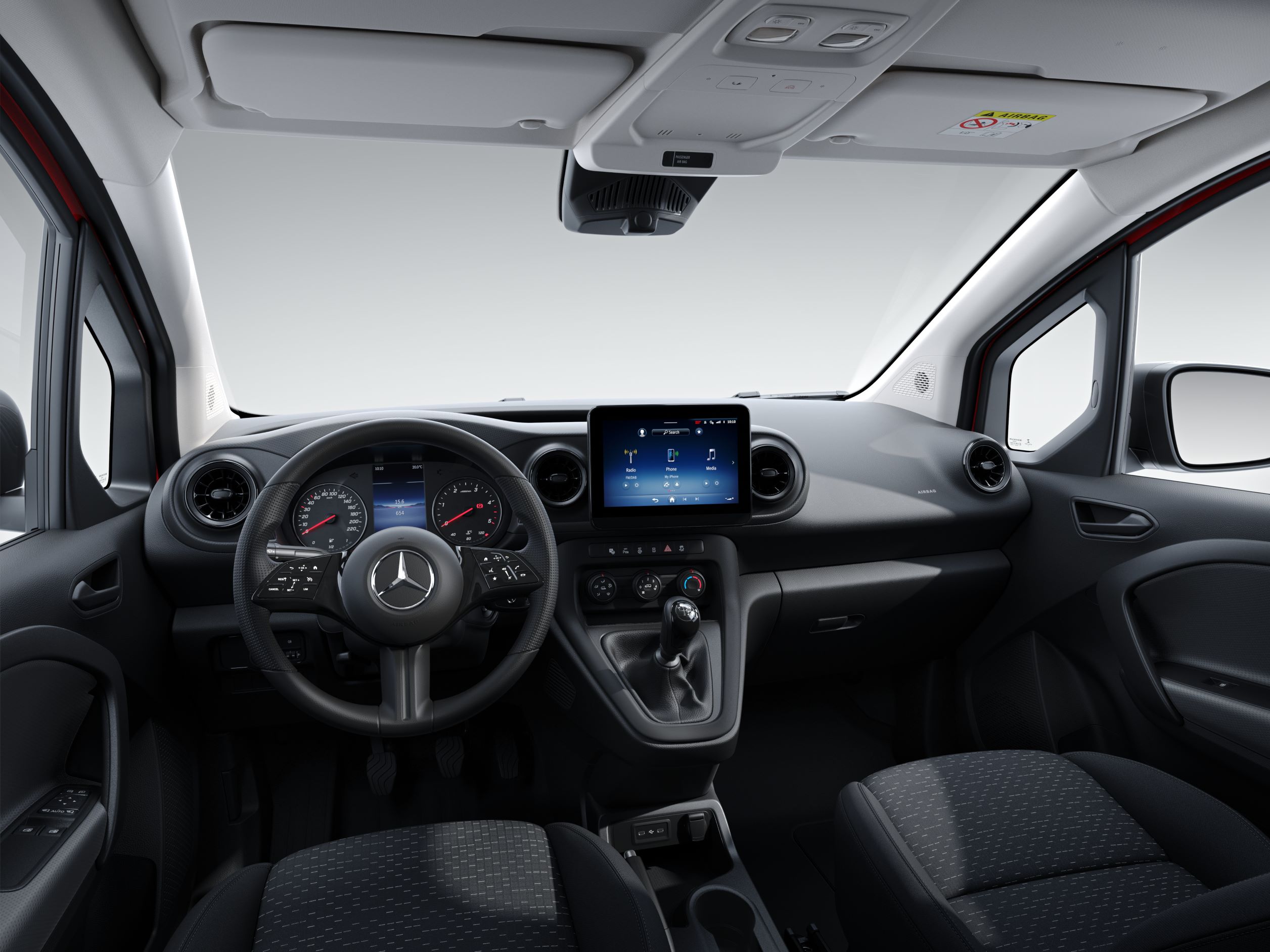Funcționalitatea Citan | Mercedes-Benz Vans Operarea touchscreen-ului sistemului multimedia MBUX.