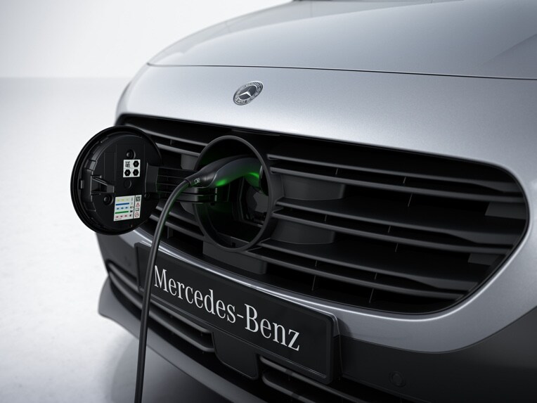 Procesul de încărcare pentru Mercedes-Benz eCitan furgon.