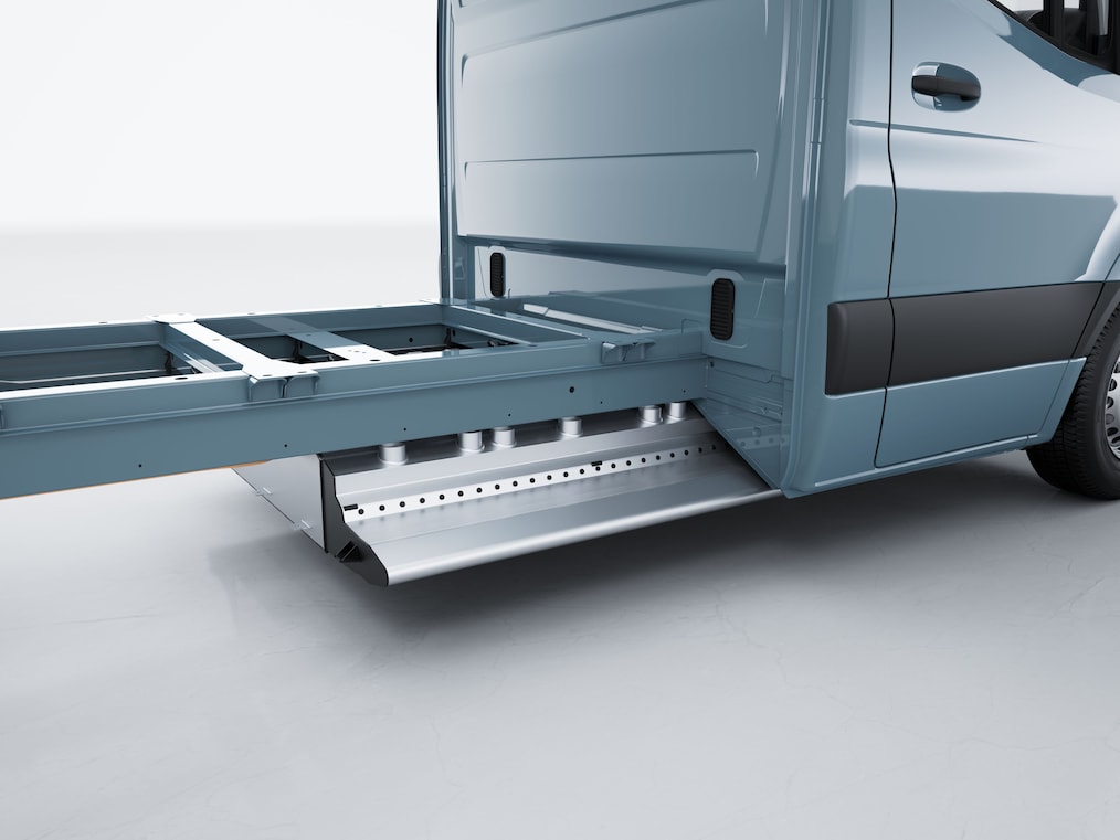 Bateria de înaltă tensiune a modelului Mercedes-Benz eSprinter Șasiu.