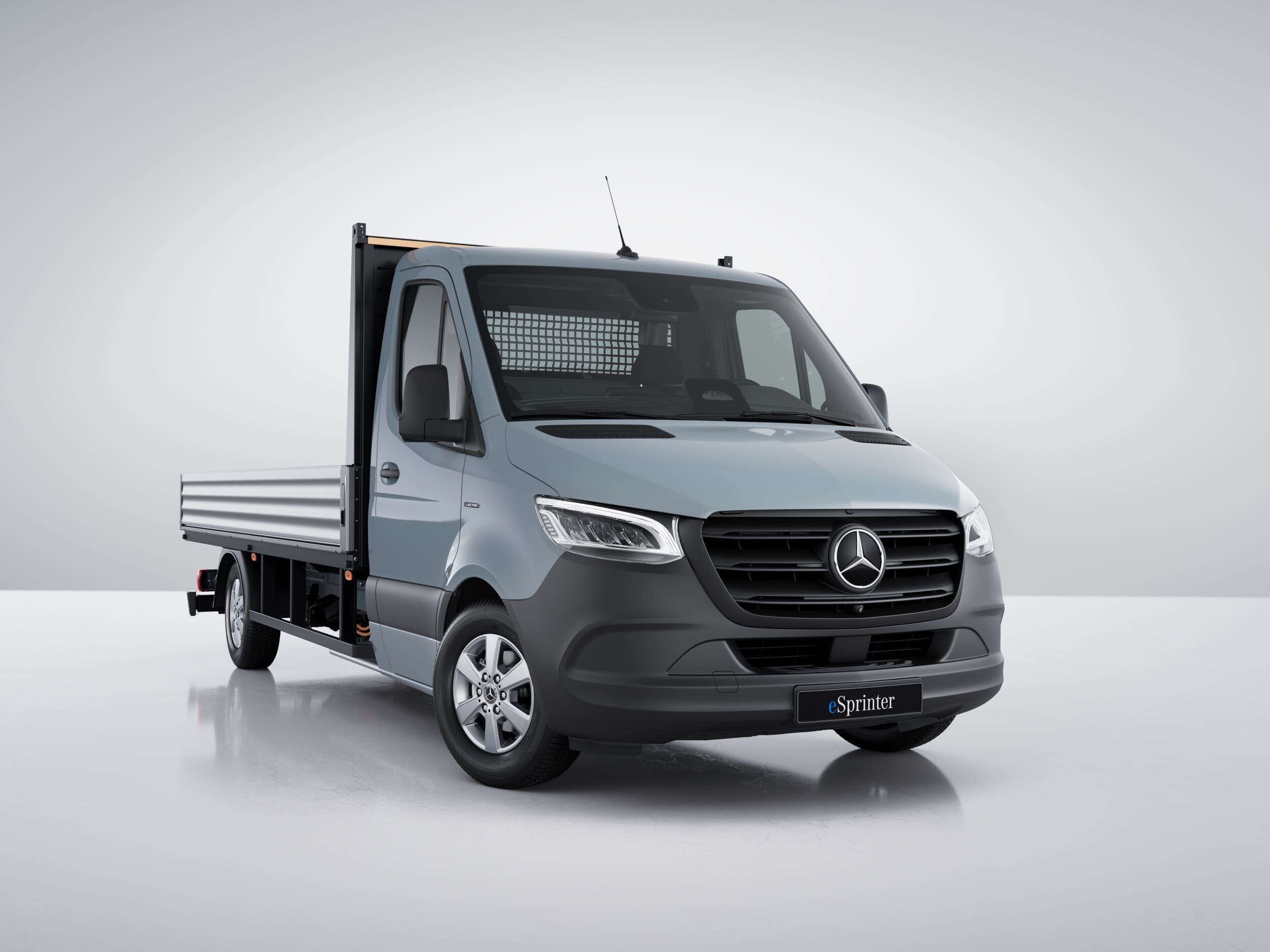 Autovehiculul cu platformă eSprinter de la Mercedes-Benz.