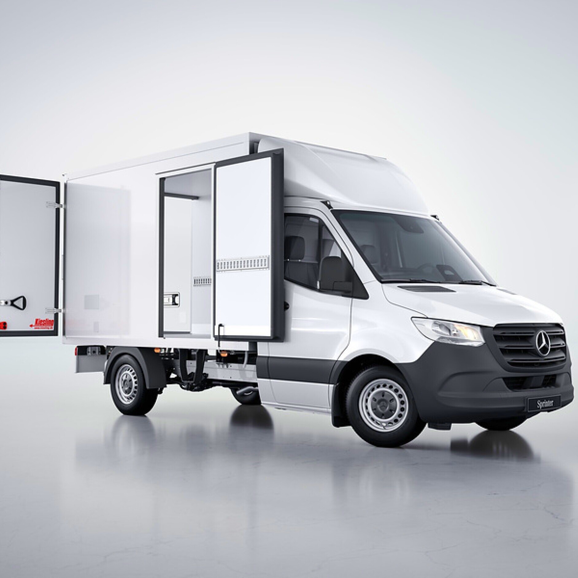 VanSolution | Sprinter șasiu | Mercedes-Benz Sprinter șasiu de la Mercedes-Benz cu soluție specializată de la VanSolution.