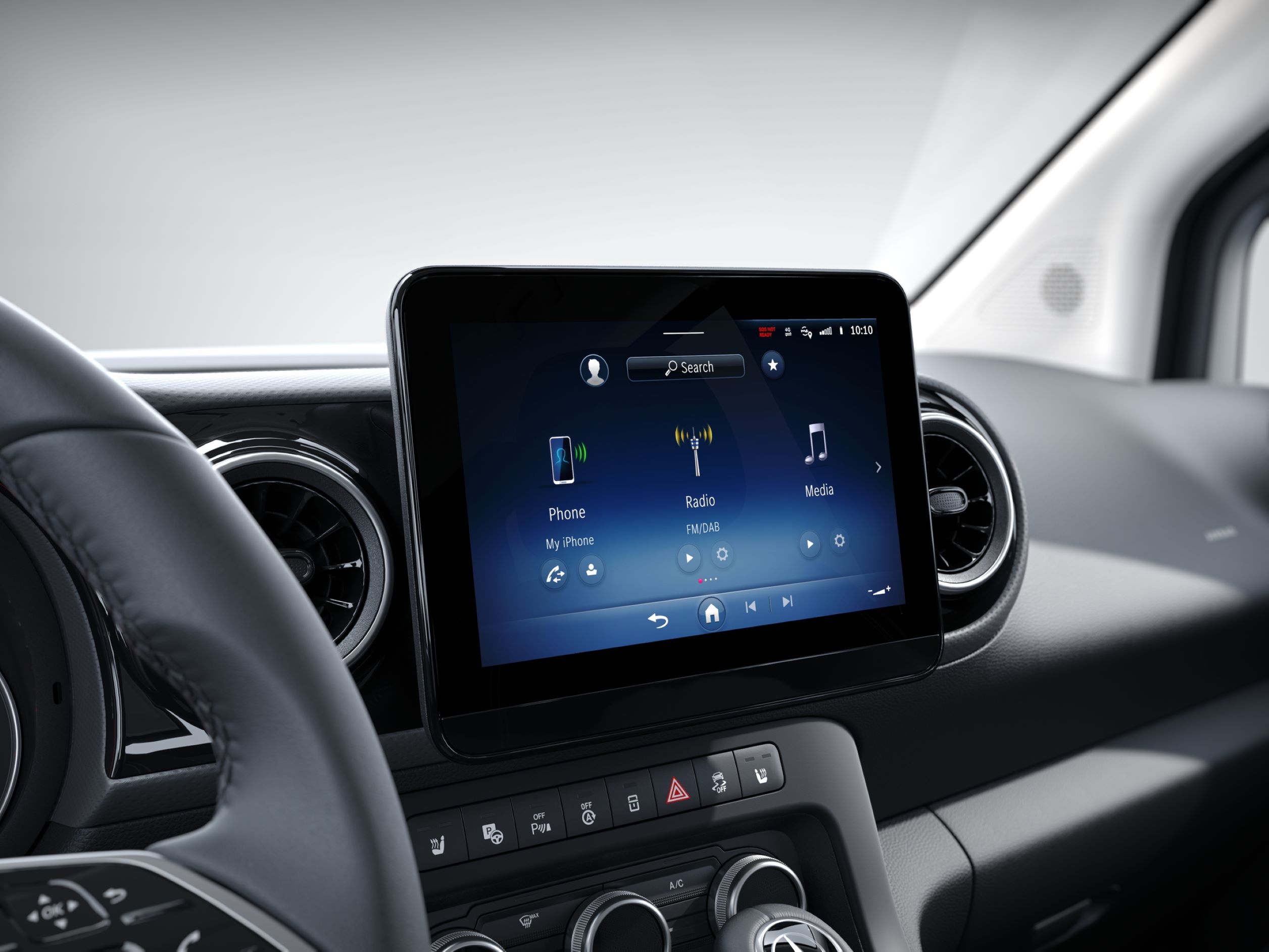 Transportul pasagerilor | Mercedes-Benz Sistemul multimedia MBUX pentru autovehiculele comerciale Mercedes-Benz.