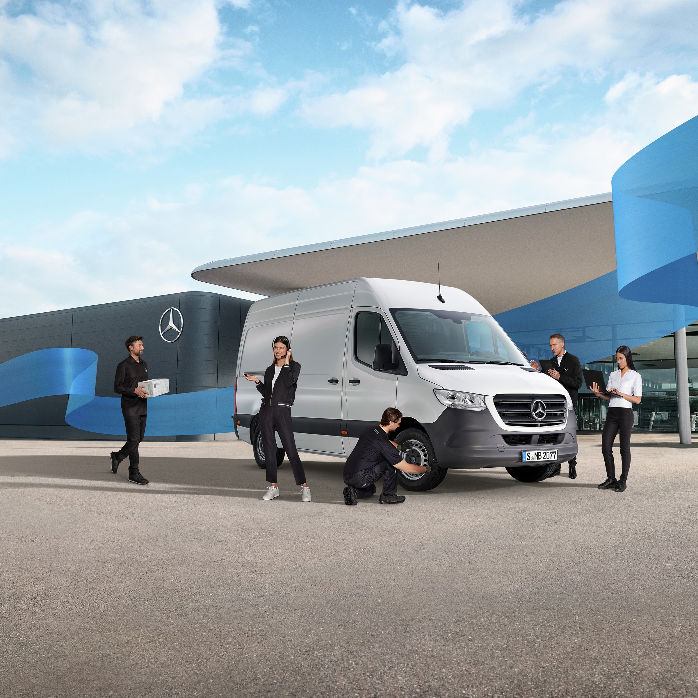 Costuri scăzute | Modele electrice | Mercedes-Benz Service și asistență pentru Mercedes-Benz Sprinter într-un mediu modern (de autovehicule utilitare).