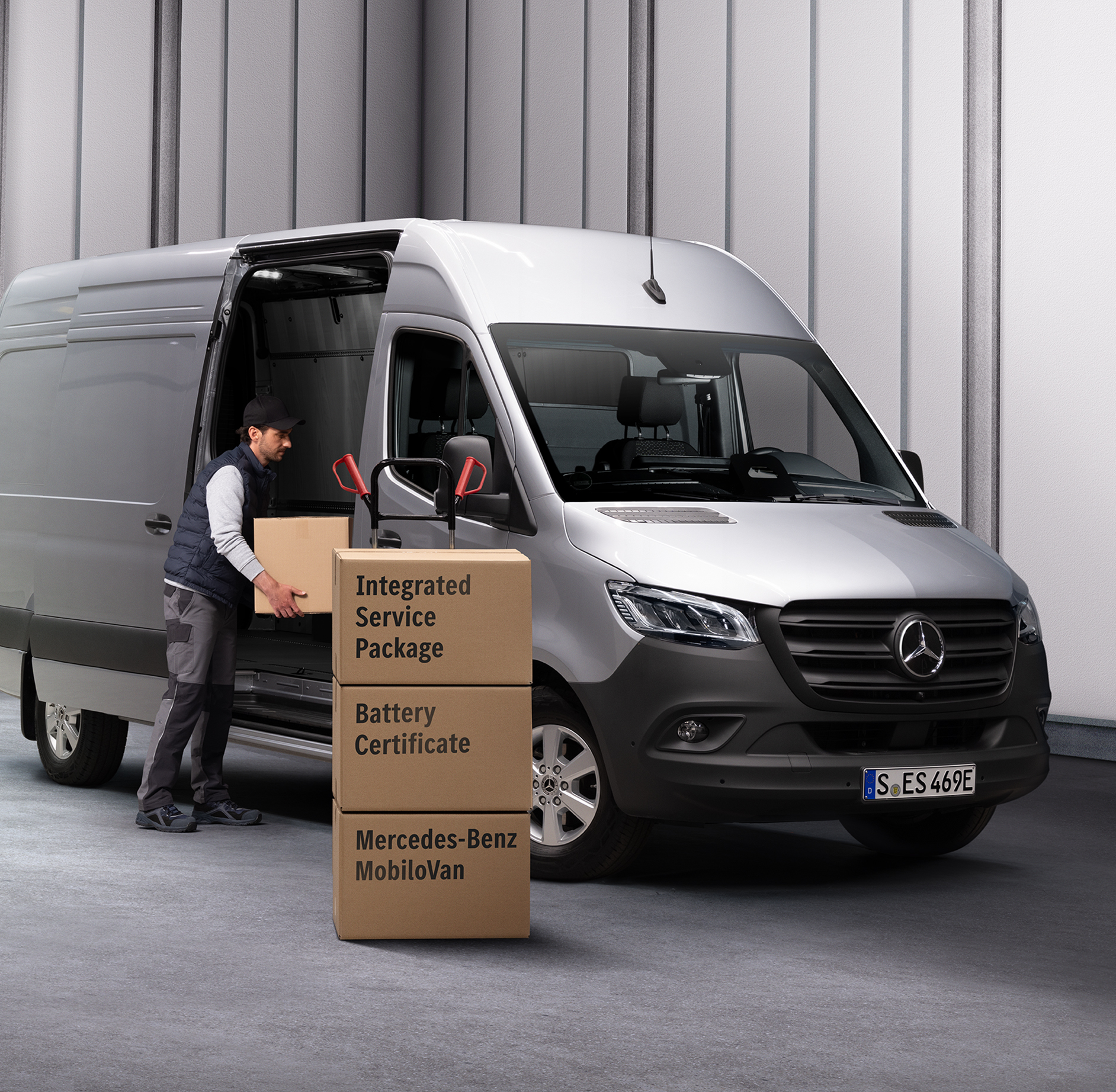 Partener de service Mercedes-Benz | Pachetul de service integrat (ISP) Mercedes-Benz eSprinter în acțiune.
