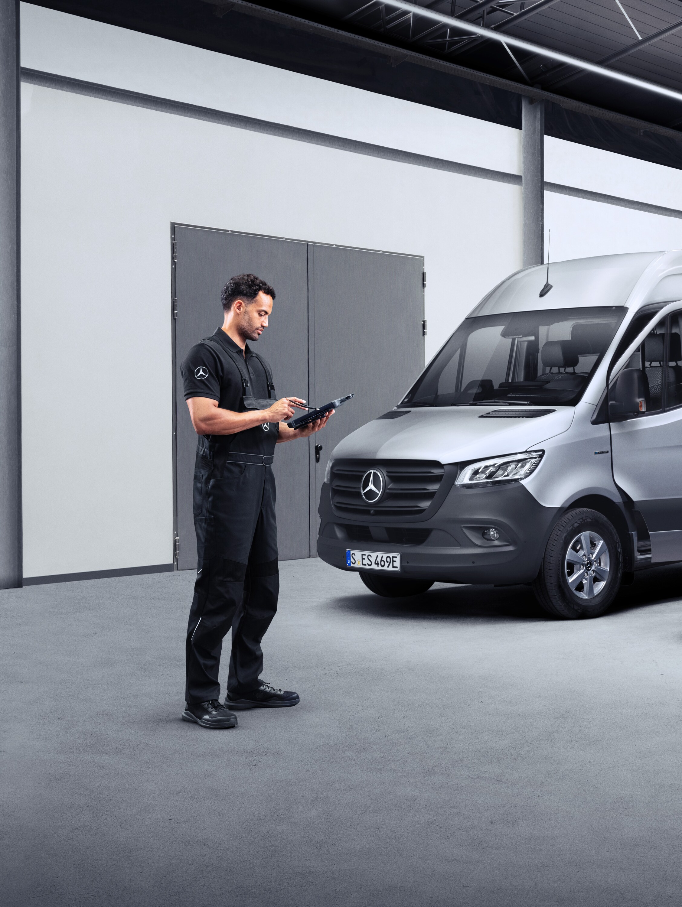 Autovehicule comerciale electrice Mercedes-Benz.