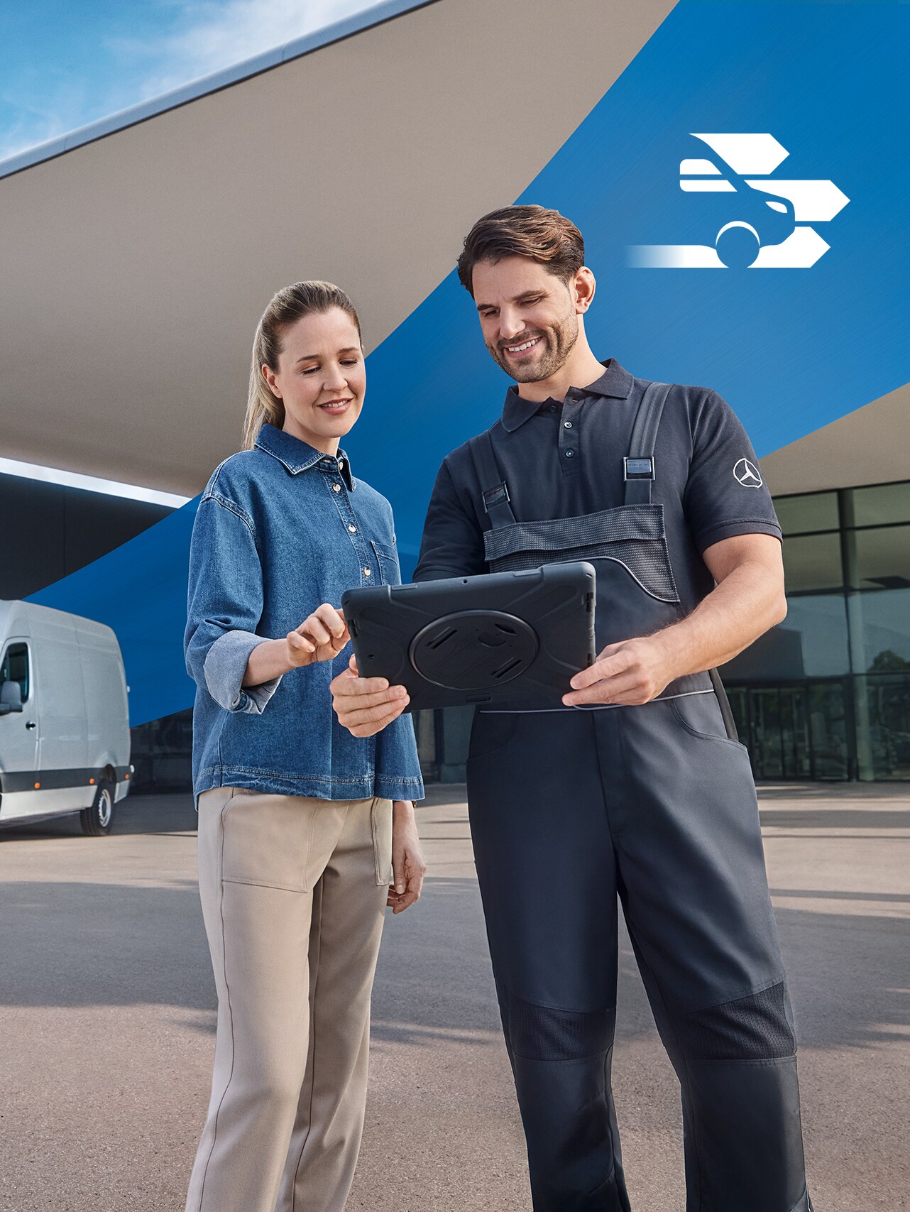 Servicii complete pentru autovehiculele comerciale Mercedes-Benz.