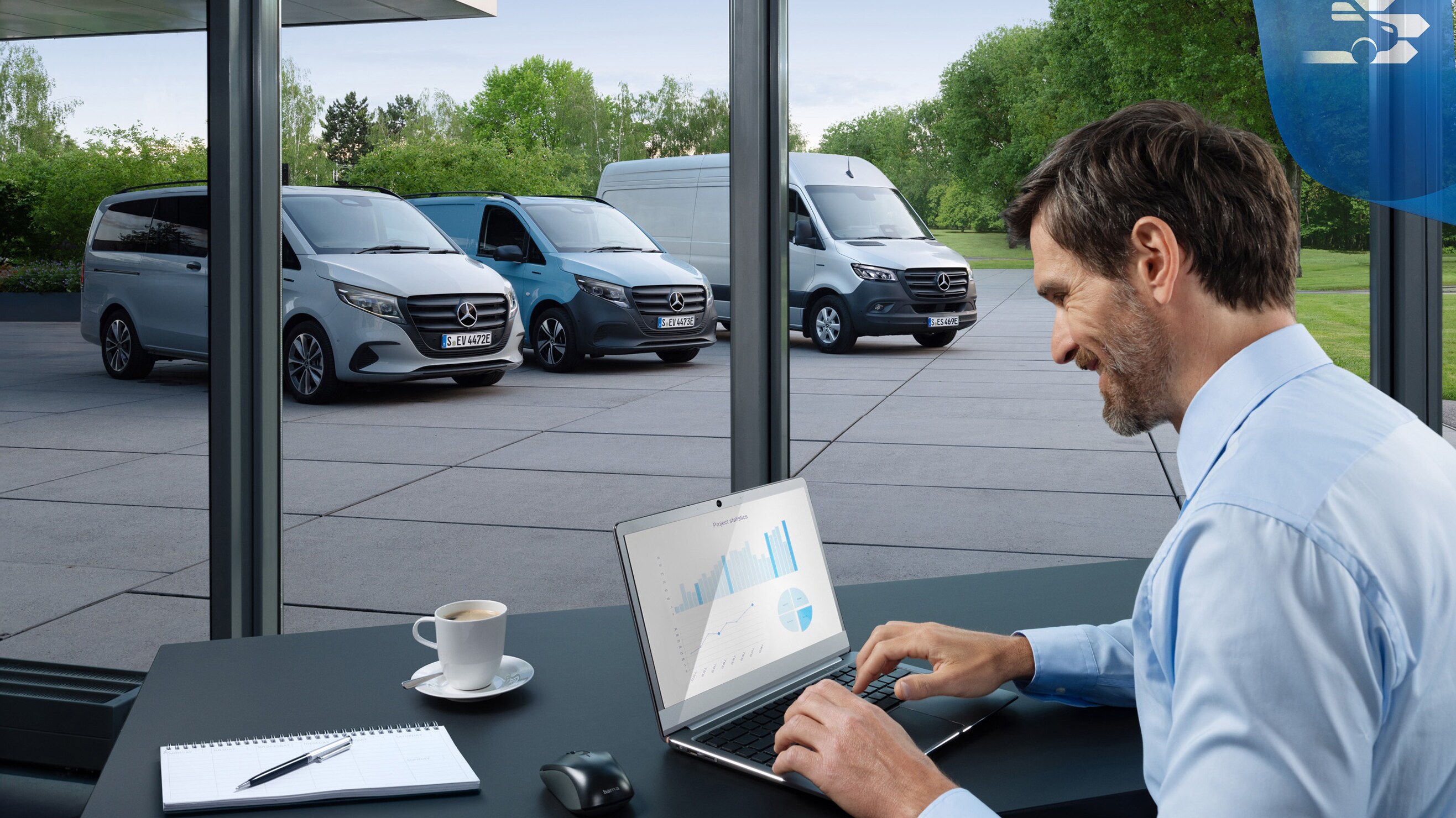 Autovehicule comerciale Mercedes-Benz.