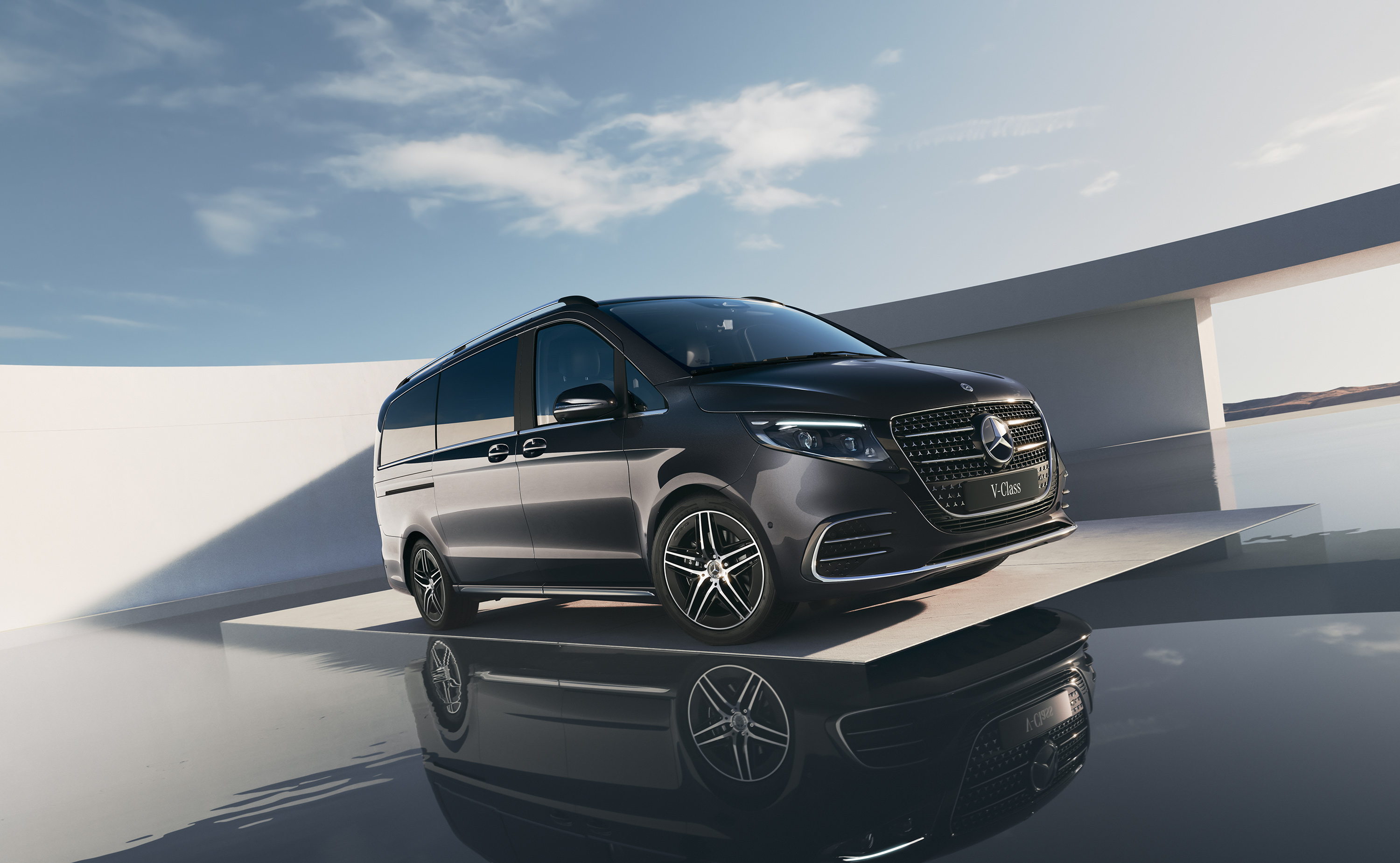 Sisteme de asistență la rulare | Modele Mercedes-Benz Vans Reprezentare schematică a sistemelor de asistență la rulare pe baza modelului Clasa T.