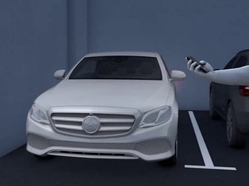 Sistemele de asistență la parcare din noul model Clasa E limuzină de la Mercedes-Benz.