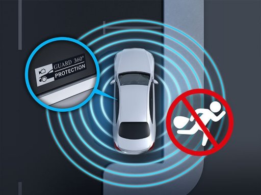 Protecția autovehicul GUARD 360° în noul model EQA de la Mercedes-Benz.